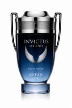 Cargar imagen en el visor de la galería, Perfume equivalente Invictus Legend Refan 070. Fragancia inspirada en Invictus Legend con diseño de frasco corporativo Refan.