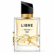 Cargar imagen en el visor de la galería, Perfume Similar a Libre Refan 161 para mujer. Fragancia inspirada en Libre con notas de lavanda, flor de azahar, jazmín y vainilla. Imagen corporativa Refan Benidorm.