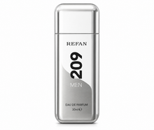 Cargar imagen en el visor de la galería, Perfume Equivalente REFAN Nº209 inspirado en 212 VIP Men - Fragancia masculina oriental amaderada elegante y de larga duración