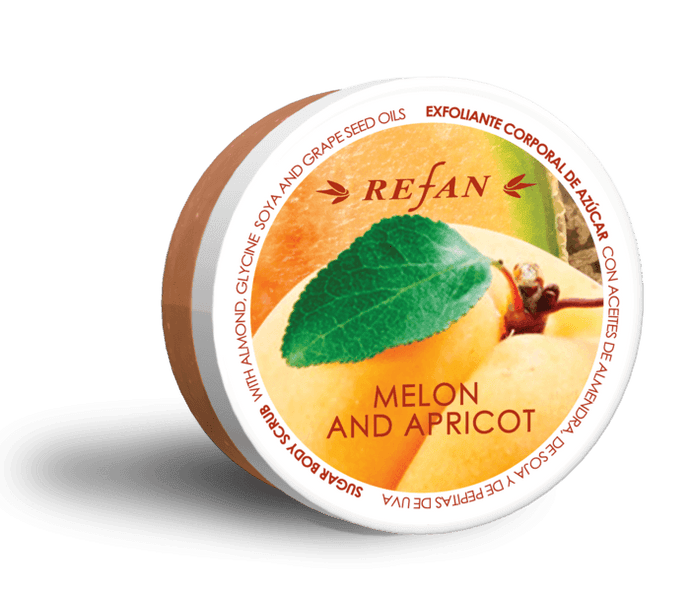 Melón y albaricoque Exfoliante corporal de azúcar