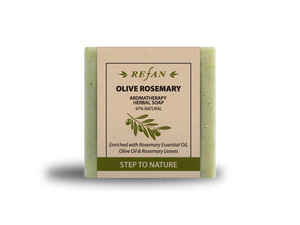 JABÓN DE HIERBAS STEP TO NATURE - AROMATHERAPY OLIVE ROSEMARY