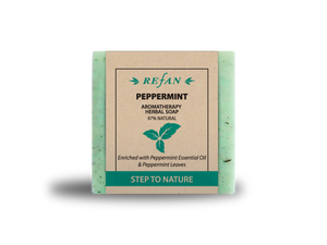 JABÓNES DE HIERBAS STEP TO NATURE - AROMATHERAPY PEPPERMINT